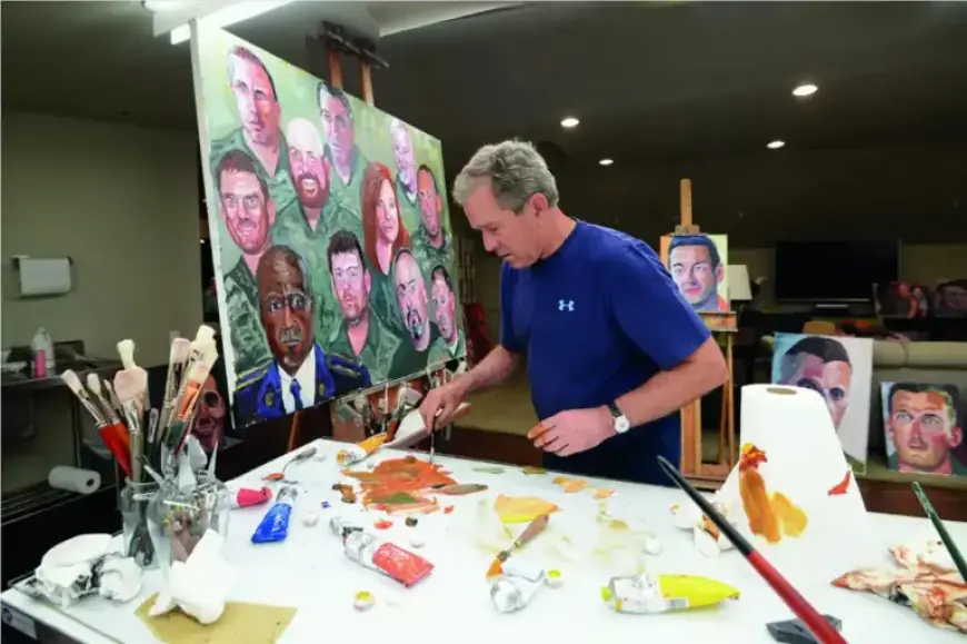 George W. Bush’s “Portraits of Courage” Exhibit Extended at EPCOT Until July 4