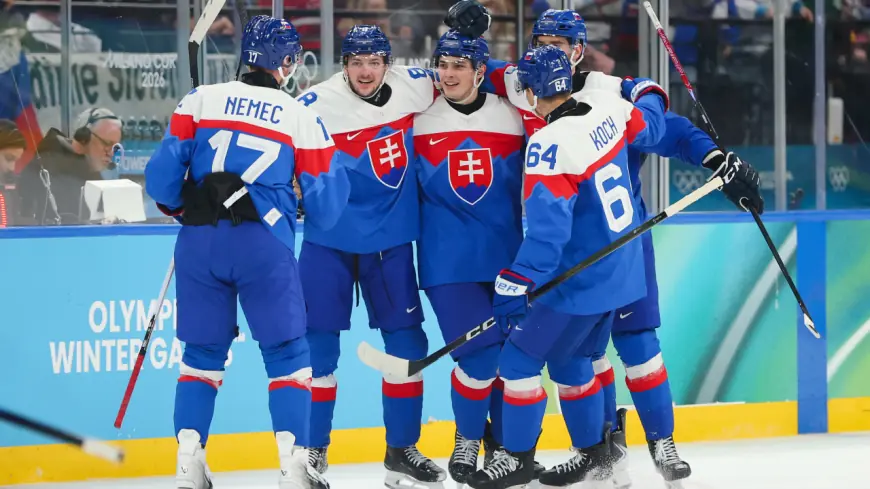 slovakia storms into Olympic semifinals after 6-2 rout of Germany