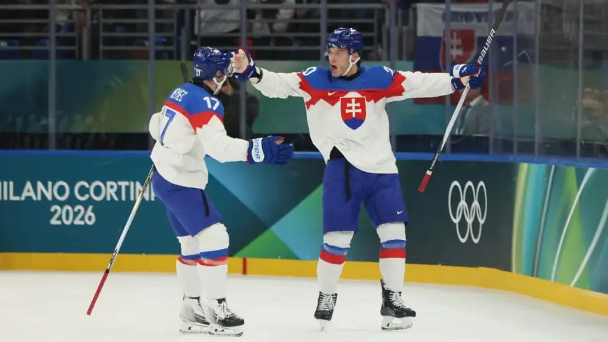 Juraj Slafkovský powers slovakia olympic hockey team into Milano Cortina semifinals