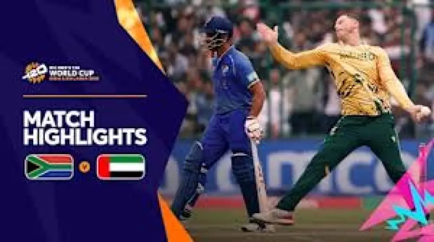 uae vs south africa — South Africa deliver another assured T20 World Cup display