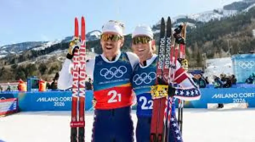 U.S. Takes Silver in men's team sprint olympics as Ogden and Schumacher Finish Close Behind Norway