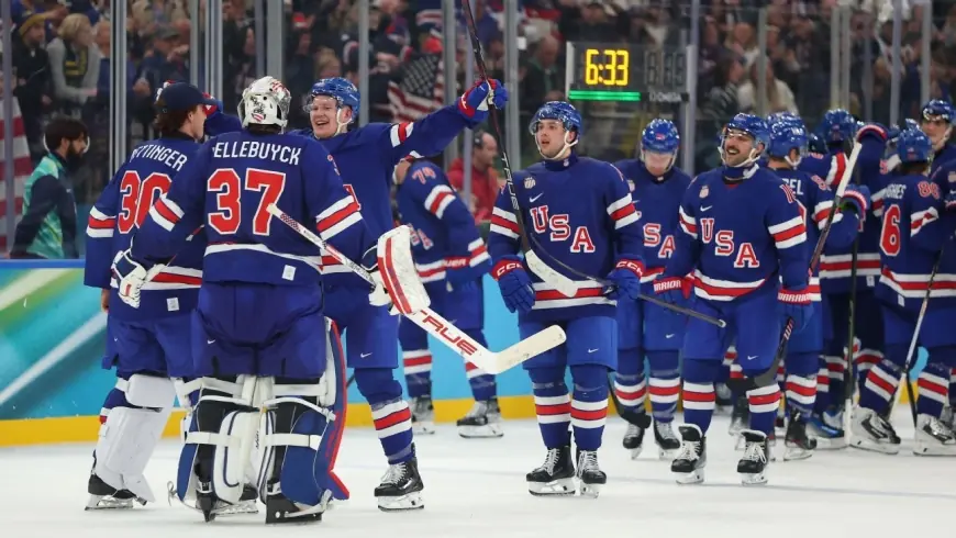 mens hockey olympics: U.S. Edges Sweden 2-1 in OT to Reach Semifinals