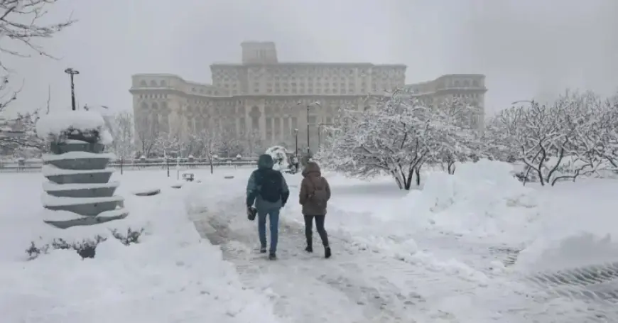 Romanian Snowstorm Leaves 200,000 Homes Without Power