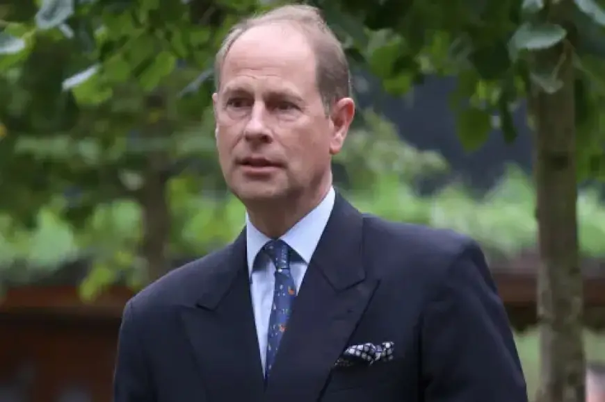 Prince Edward Discusses ‘The Traitors’ with Harry Clark at Buckingham Palace