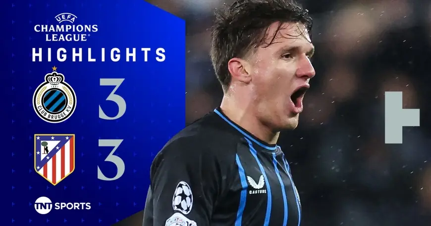 Dramatic 3-3 in club brugge vs atlético madrid leaves tie delicately poised