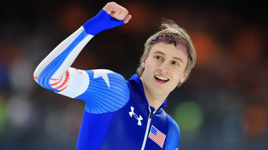 Speed skating upset: ning zhongyan edges Jordan Stolz in 1,500m as U.S. advances in curling, readies for figure skating and hockey finals