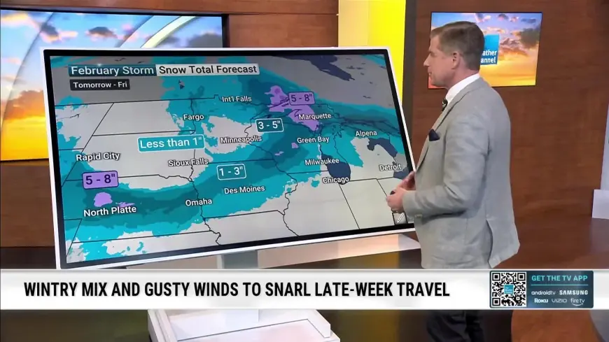 winter storm warning as blowing snow, flash flooding disrupt travel across West; Northeast threat