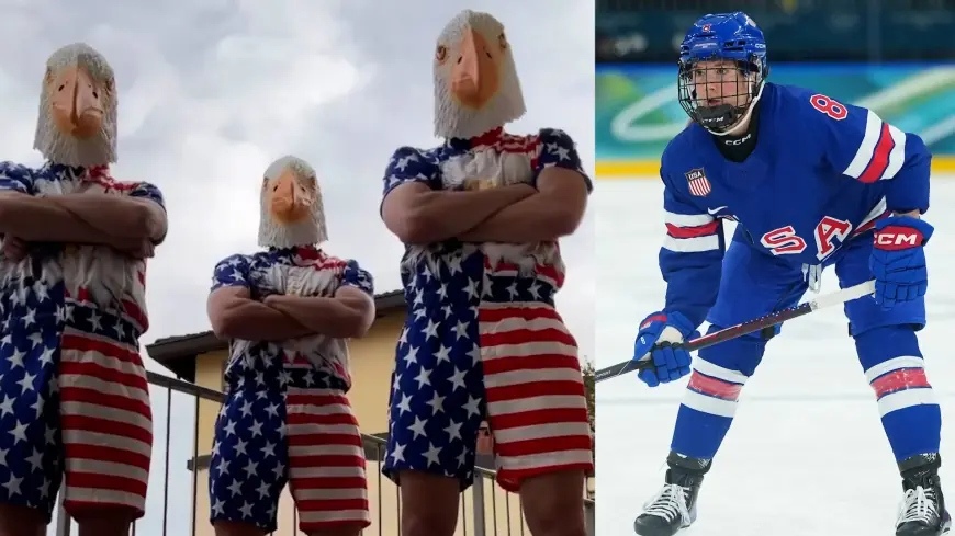 Brothers go viral with bald eagle masks, mullets as haley winn heads to Olympic gold-medal game