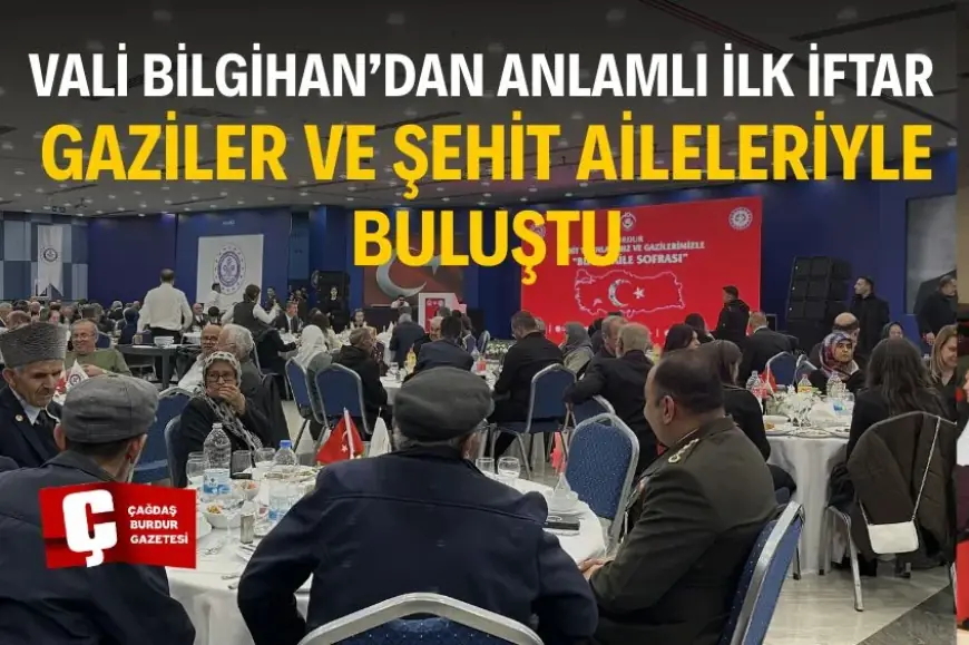 Governors Join Martyrs' Families and Veterans for Iftar as Karlıova Hosts Unity Table for Heroes