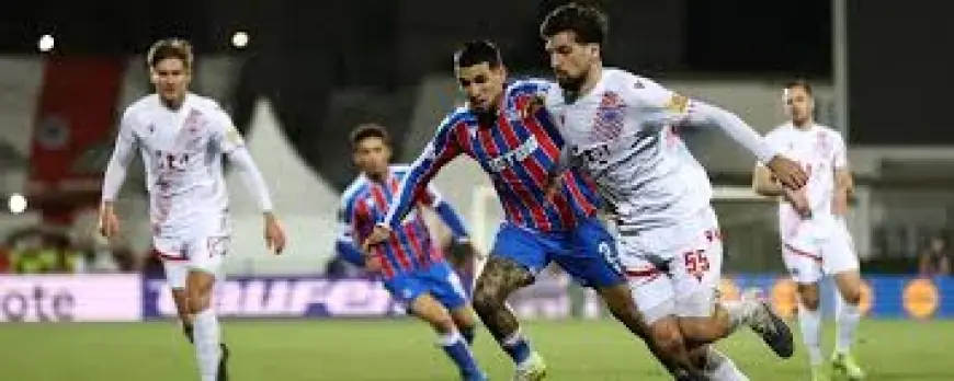 Ismaïla Sarr strike but Zrinjski hold Crystal Palace to 1-1 in conference league tie