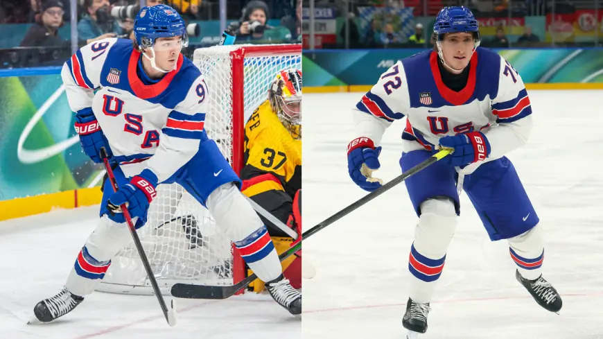 clayton keller makes Olympic debut, slots into third line as Team USA eyes quarterfinals vs Sweden