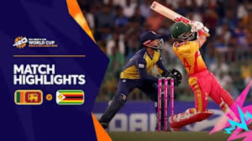 Sri Lanka Vs Zimbabwe: Zimbabwe Enter Super Eight Unbeaten After Stunning Win