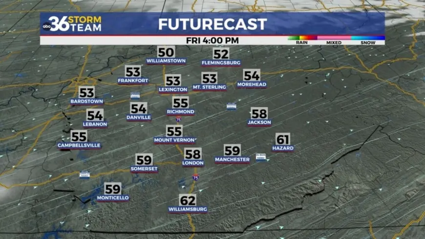 Weather Tomorrow: Active Thursday Night Brings Scattered Storms, Then Cooling Into Weekend