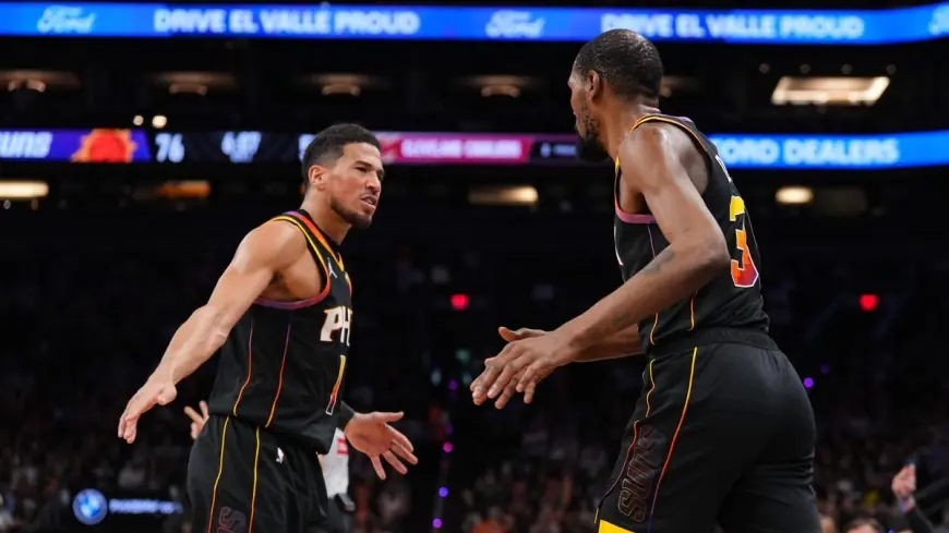 Devin Booker Addresses Kevin Durant Burner-Account Allegations After All‑Star Weekend Meeting