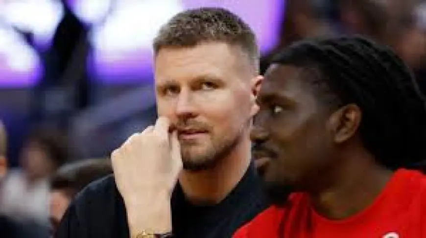 Kristaps Porziņģis poised to debut for Warriors as Steph Curry sits out against Celtics