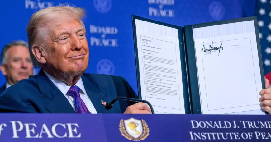 Trump Vows $10 Billion for Board Of Peace at Inaugural Washington Meeting