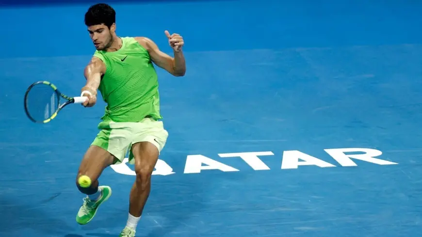 Carlos Alcaraz survives chair-umpire clash to reach Doha semifinals