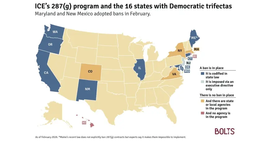 Ice Immigration fight reaches Maryland as governor signs ban on 287(g) partnerships