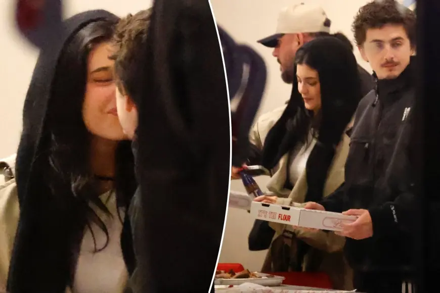Pizza Date in Los Angeles: Kylie Jenner and Timothée Chalamet Kiss During Low-Key Dinner as Awards Season Continues
