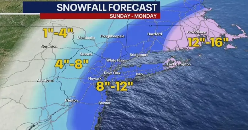 Winter Storm Watch Raises Stakes for NYC Commuters and Jersey Shore — 12+ Inches Possible