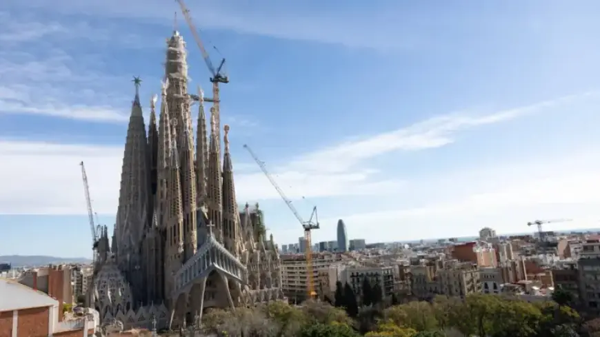 Sagrada Familia Reaches 566 Feet, Fulfilling Gaudí’s Vision in Barcelona