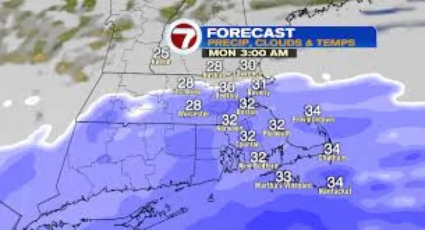 Weather Boston: Potential Blizzard Could Drop a Foot or More Monday as Nor'easter Strengthens