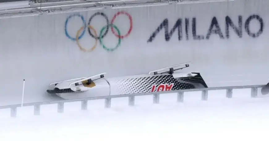 Bobsleigh Driver Urgently Treated After Shocking Winter Olympics Crash
