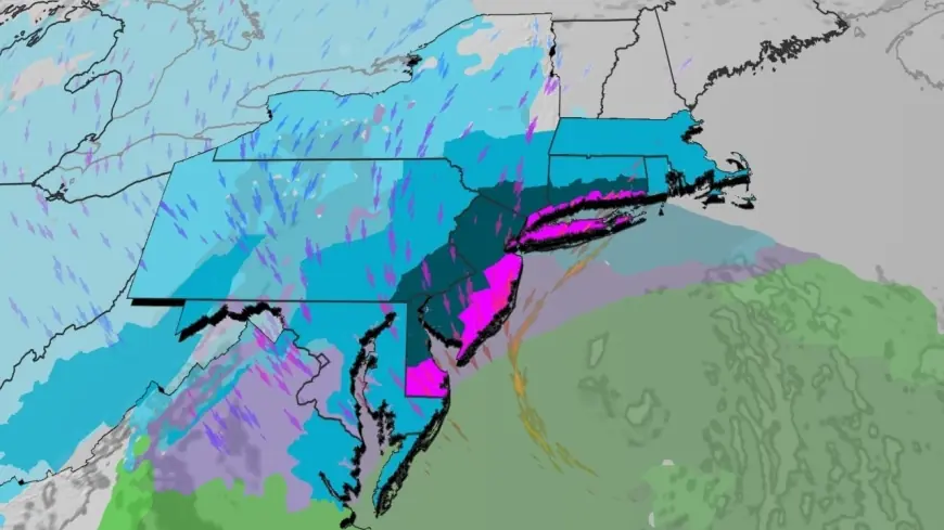 Blizzard Warning hits New York City area as blockbuster nor’easter takes aim; East Coast storm expected Sunday, Monday