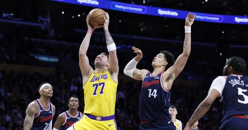 Clippers Vs Lakers: Doncic and James lift Lakers to 125-122 win