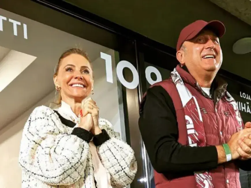 Diana Șucu Encourages Rapid Players Before Dinamo Derby