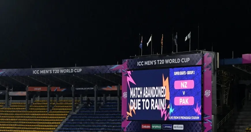T20 Cricket World Cup: Pakistan-New Zealand Super Eights opener abandoned in Colombo