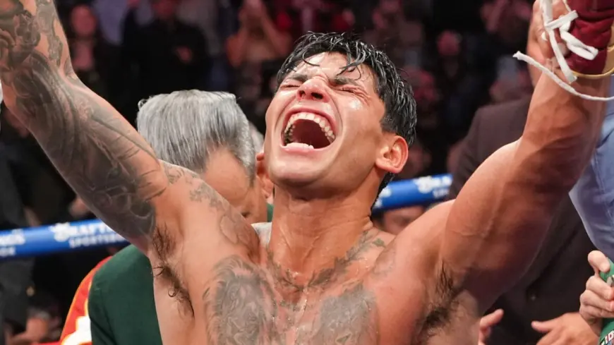 Ryan Garcia dominates Mario Barrios to win WBC welterweight title — ryan garcia drops Barrios in first 30 seconds