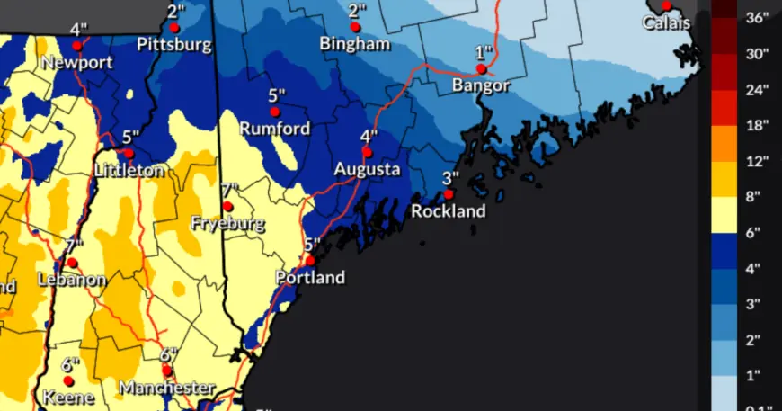 Wmur Weather: Nor'easter Threatens Friday Night Commute — Wet, Heavy Snow Could Leave Several Inches Across New Hampshire