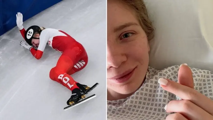 Kamila Sellier Breaks Silence From Hospital Bed After Blade Slices Her Face at Milan Cortina Olympics
