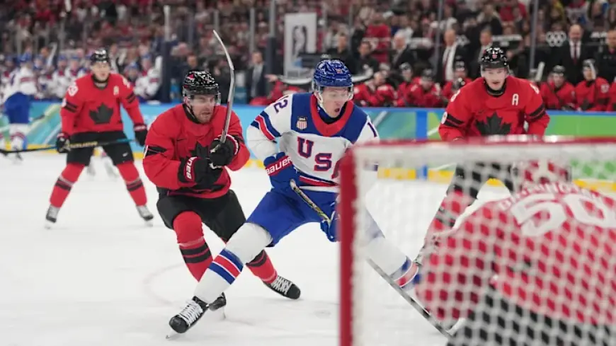 LIVE: USA vs. Canada Olympic Hockey Gold Medal Game — Score USA 1, Canada 0 | 2nd Period Underway