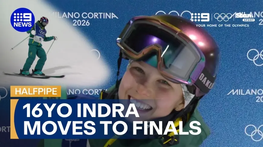 Indra Brown in Live Halfpipe Final as Season 2026 Coverage Highlights Aussie Teen Closing on a Medal