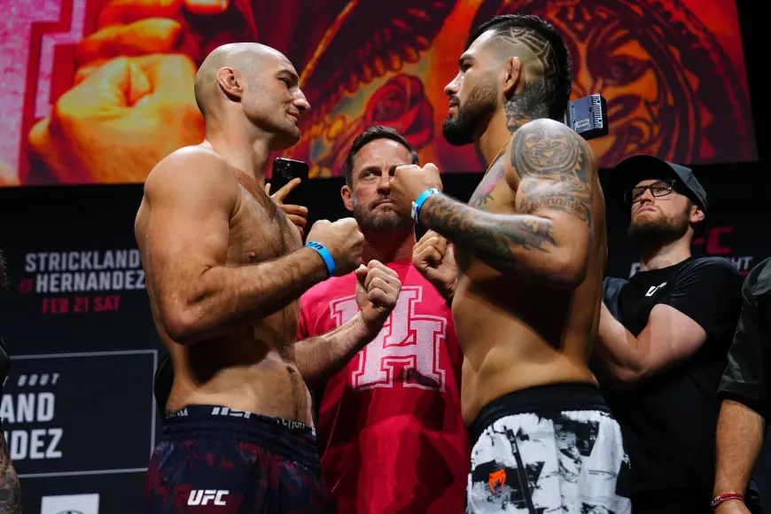 Ufc Fight Night: Strickland vs. Hernandez Anchors Busy Night at Toyota Center