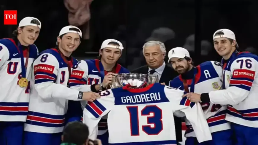 Johnny Gaudreau’s Son Turns Two While Family Cheers USA in Gold Match