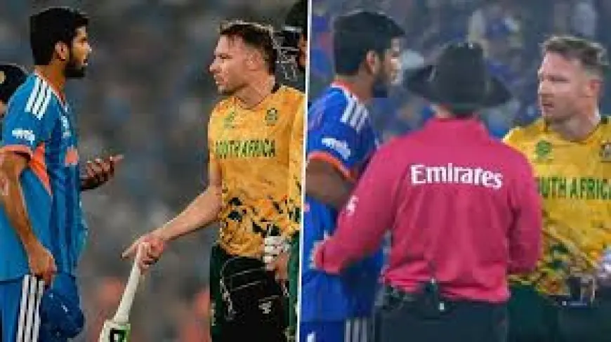 Washington Sundar Confronts David Miller During Drinks Break as Markram's South Africa Elect to Bat in Ahmedabad