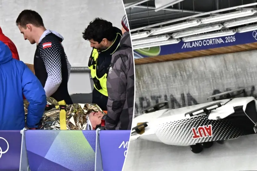Bobsled Crash at Cortina leaves three teams with Did Not Finish