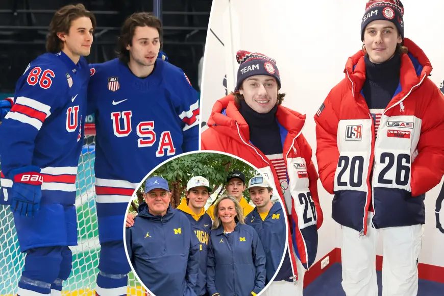 Quinn Hughes’s quarterfinal winner keeps Hughes brothers in Olympic spotlight