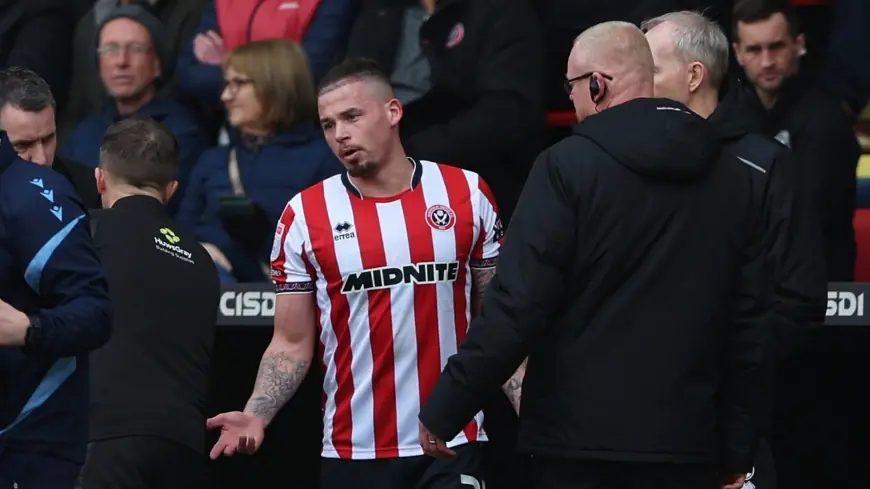 Kalvin Phillips Sent Off After Horror Tackle as Sheffield United Beat Wednesday 2-1 in Steel City Derby