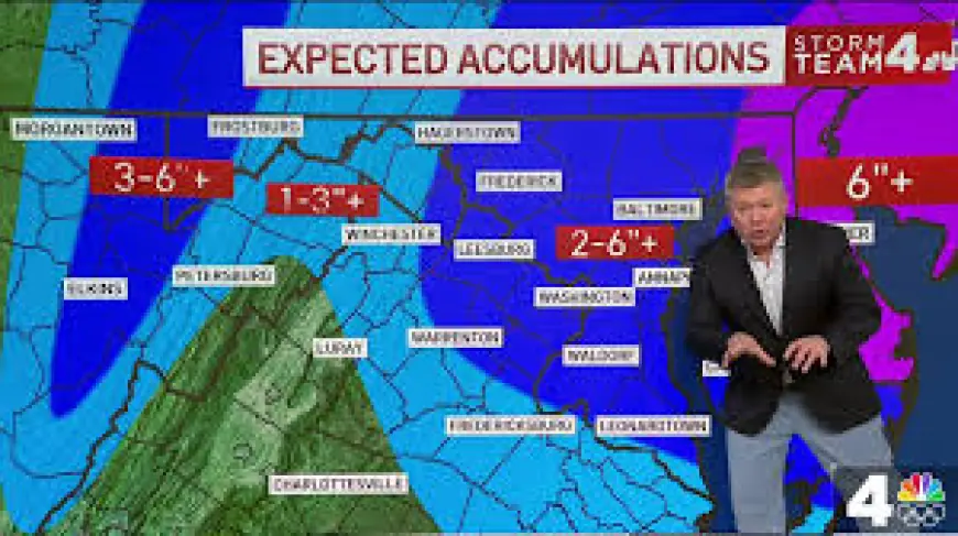 Baltimore County Public Schools Area Braces as Winter Storm Hernando Brings 2–6 Inches to DC Area
