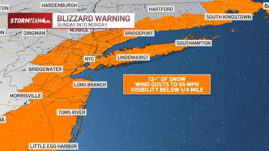 Blizzard Warning NYC: Travel Ban, State of Emergency, NYC Schools Closed Monday Amid New York Blizzard