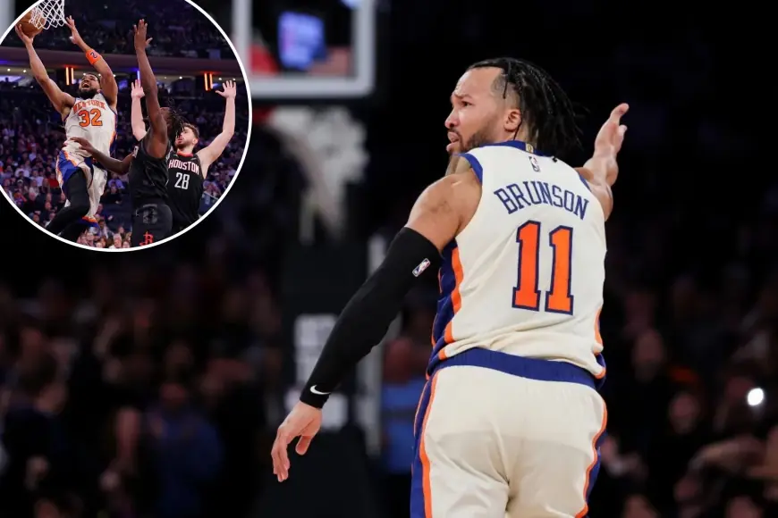 Rockets Vs Knicks: rockets vs knicks — Brunson’s late heroics propel Knicks to comeback