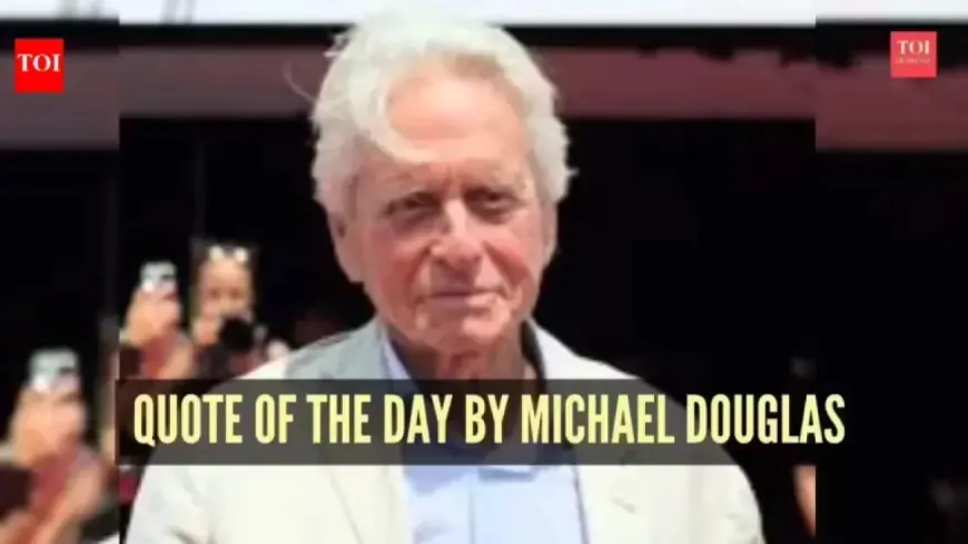 Michael Douglas on strangers and a director’s scathing rebuke that led to an Oscar