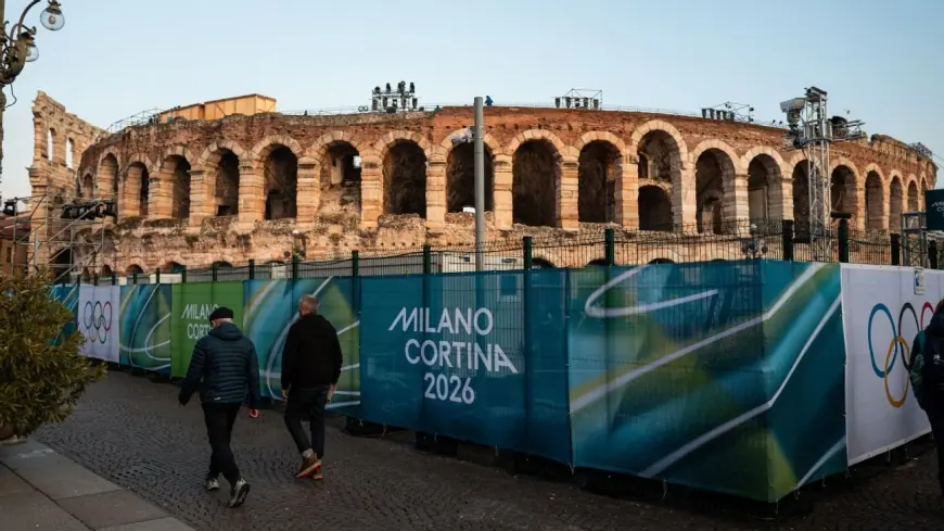 Protests and pageantry collide at Verona Arena as Winter Games close