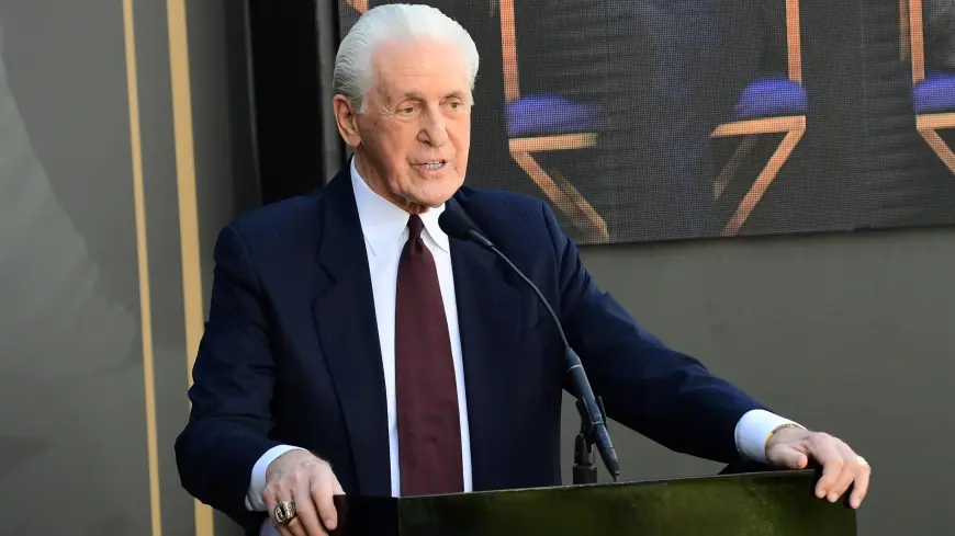 Lakers unveil Pat Riley statue next to Magic Johnson and Kareem Abdul-Jabbar