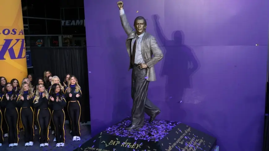 Pat Riley honored with statue as pat riley reflects on LeBron and the Heat Big Three