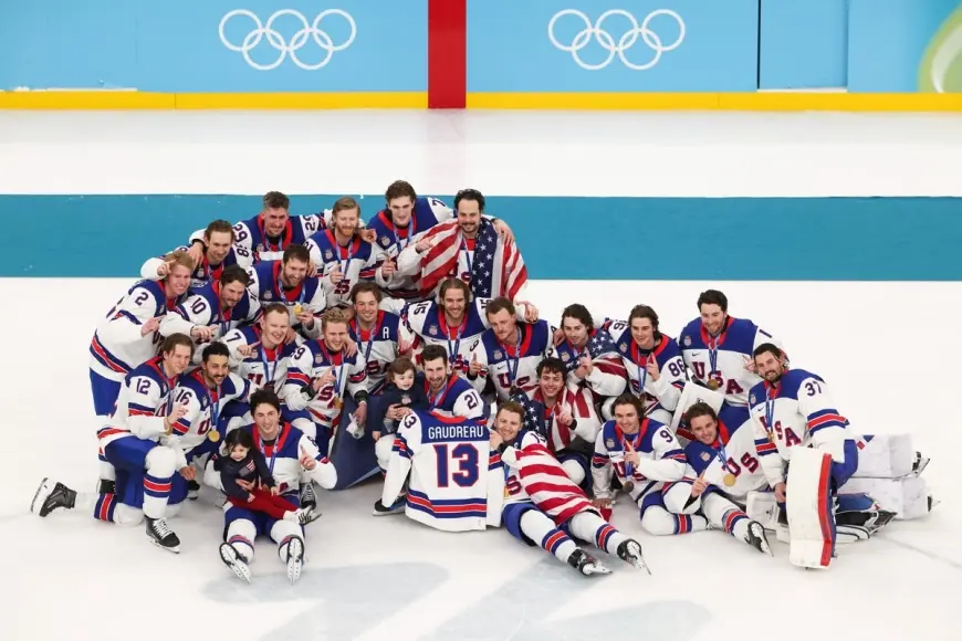Team USA Brings Late Johnny Gaudreau’s Children Onto Ice During Medal Ceremony
